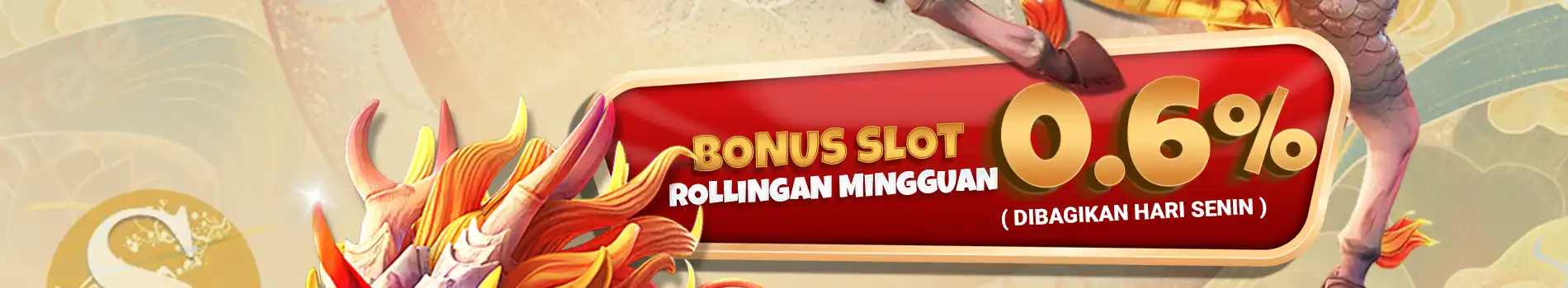 BONUS TURNOVER SLOT MINGGUAN